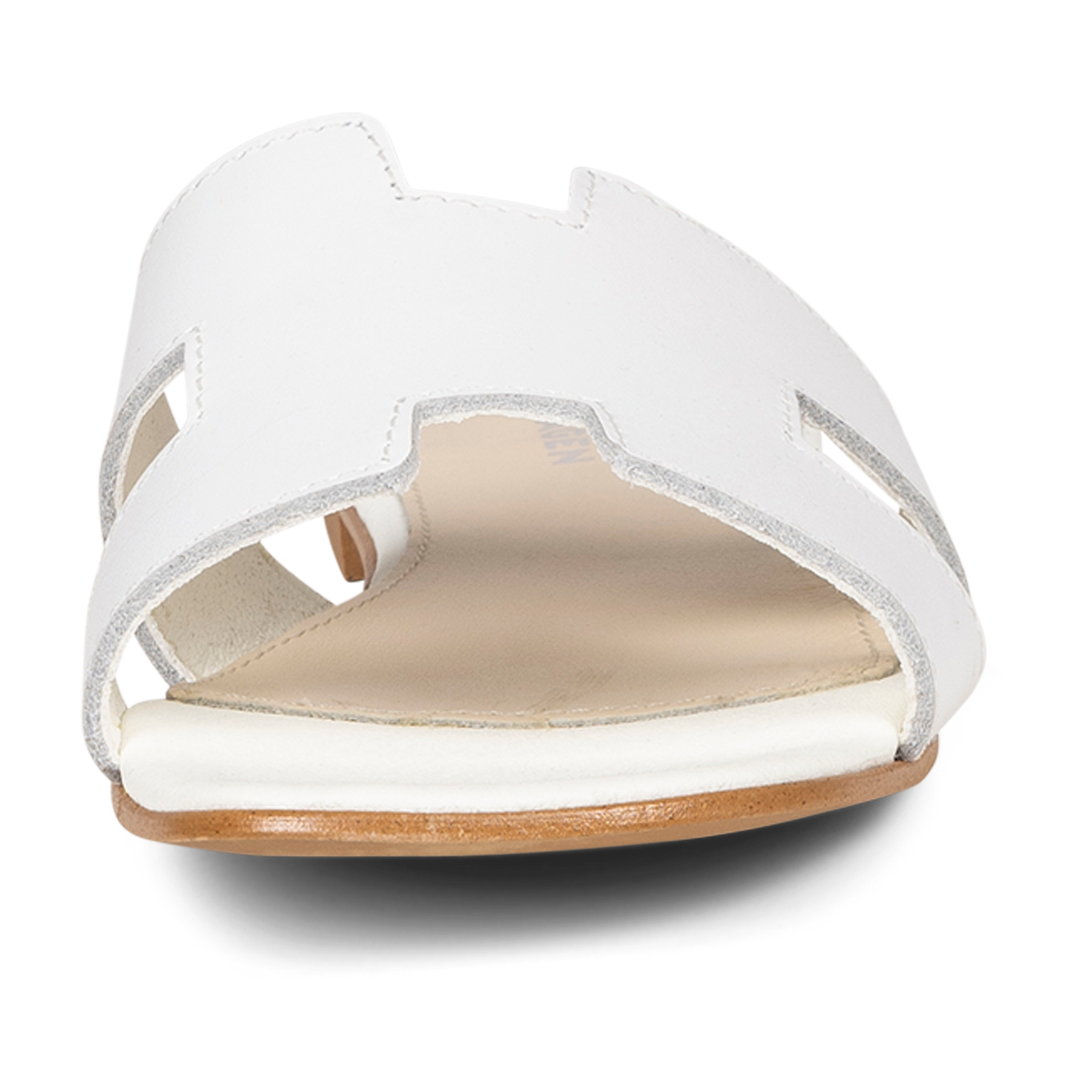 Claire Plain Leather - White