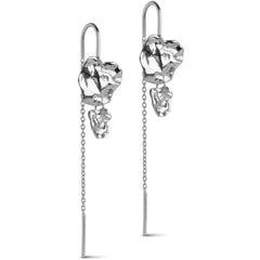 Kim Earrings - Silver