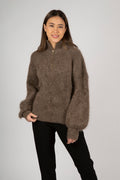 Li Mohair Sweater - Brown