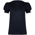 Madeleine Linen Tee - Navy