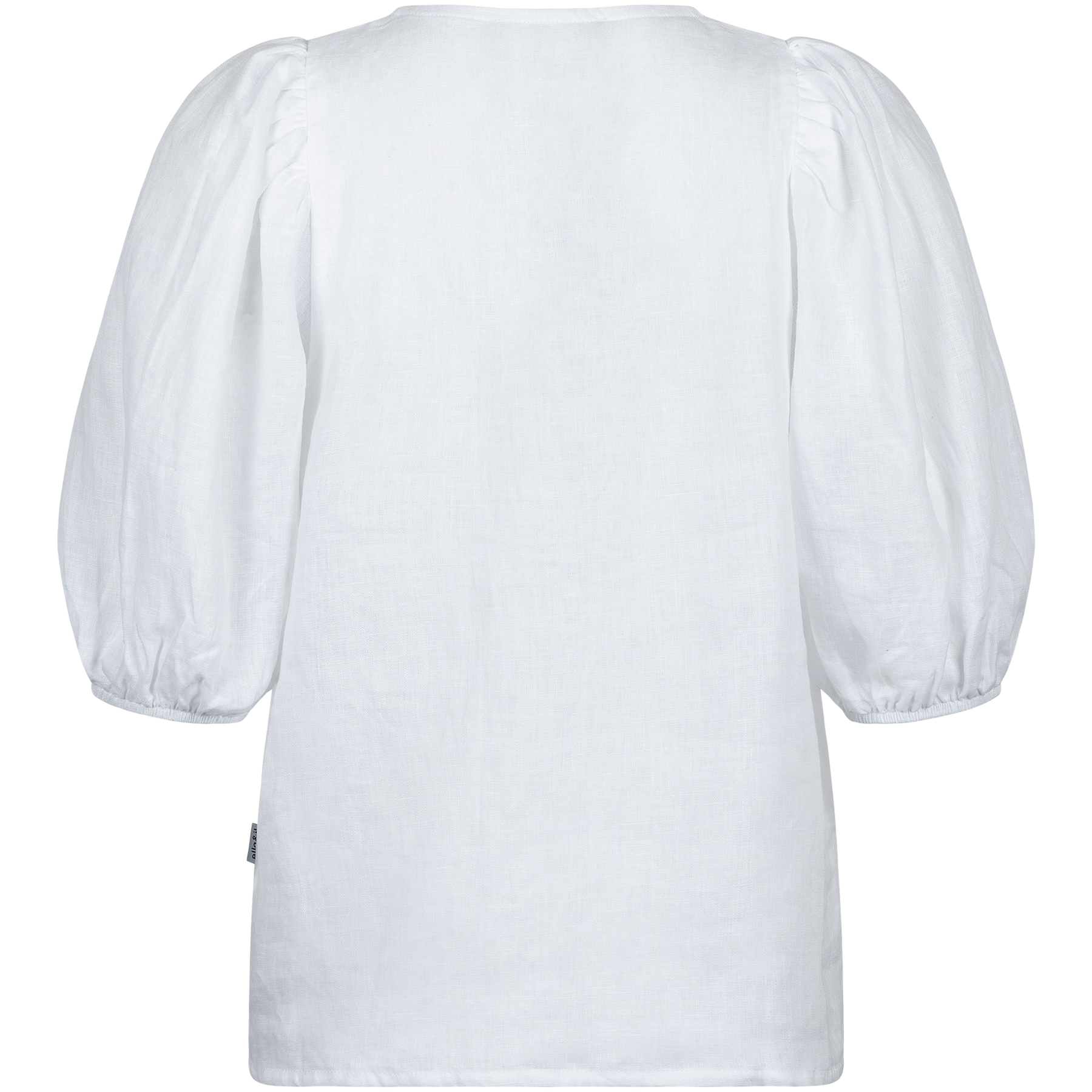 Anna Linen Top - White