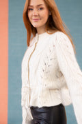 Sophia Chunky Cardigan - White