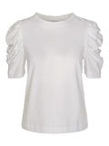 Empire SS Blouse - Optical White