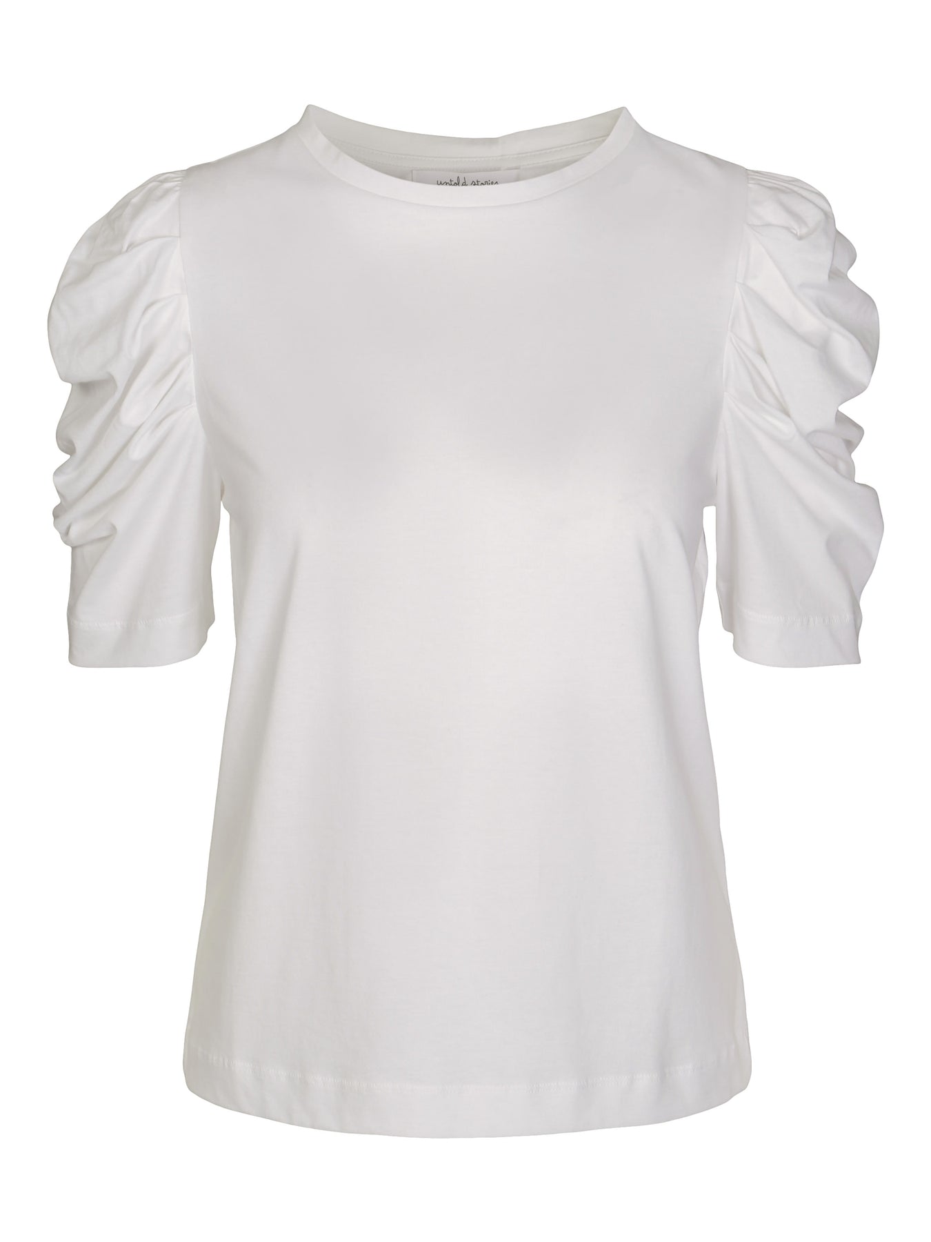 Empire SS Blouse - Optical White