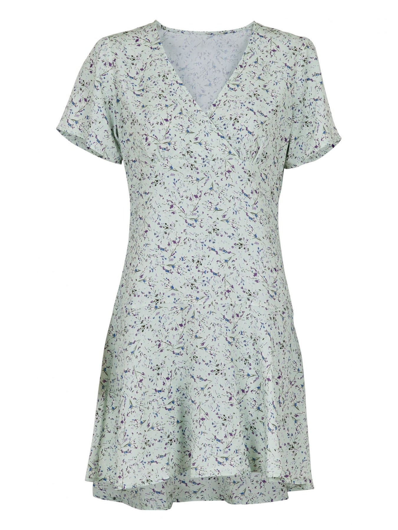 Dima Abstract Flower Dress - Mint - Neo Noir - Kjoler - VILLOID.no