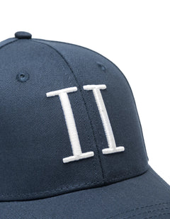 Encore Organic Baseball Cap - Dark Navy/White