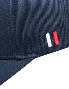 Encore Organic Baseball Cap - Dark Navy/White
