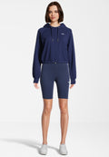 Baalberge Cropped Hoody - Medieval Blue