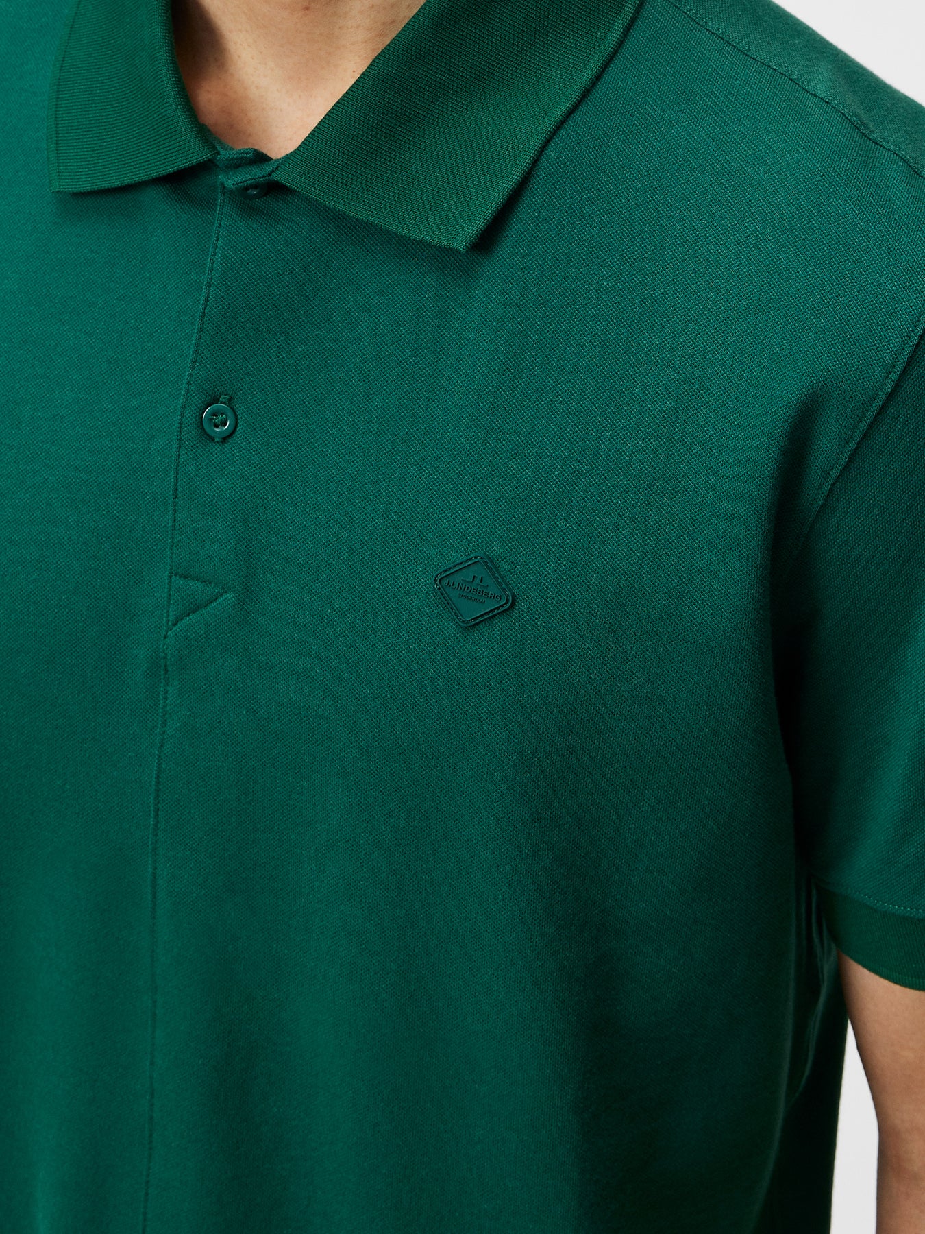 Rubi Slim Polo Shirt - Rain Forest
