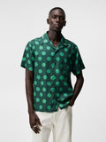 Elio Dot Print Shirt - Rain Forest