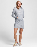 Gant Lock Up Hoodie Dress - Grey Melange - GANT - Kjoler - VILLOID.no