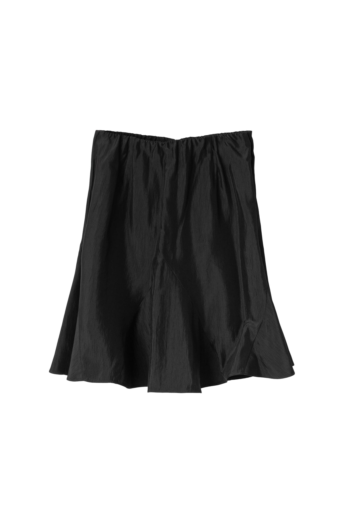 Luna Acetate Skirt - Anthracite Black