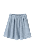 Luna Broderie Anglaise Skirt - Dusty Blue