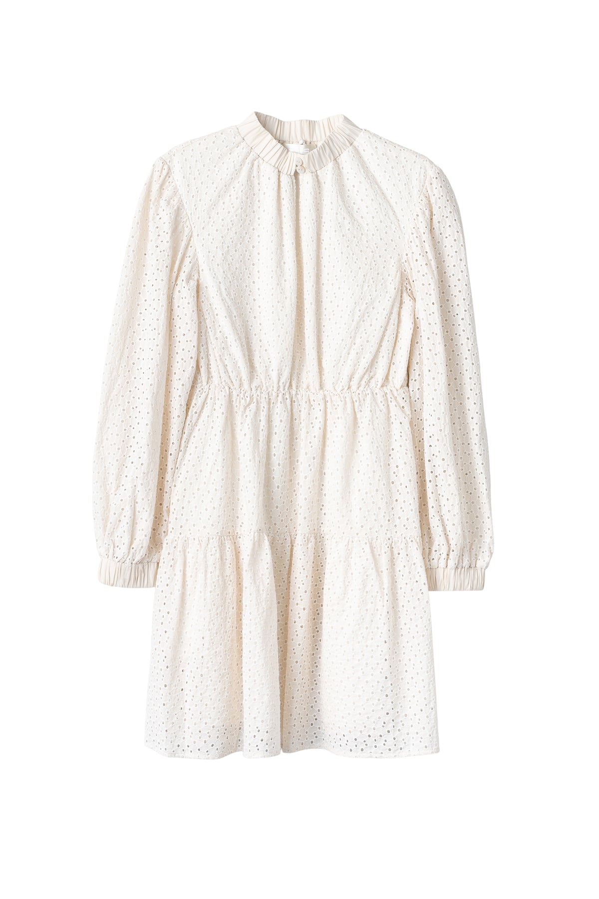 Sealed Broderie Anglaise Dress - Moonbeam