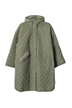 Afterski Poncho - Dusty Olive