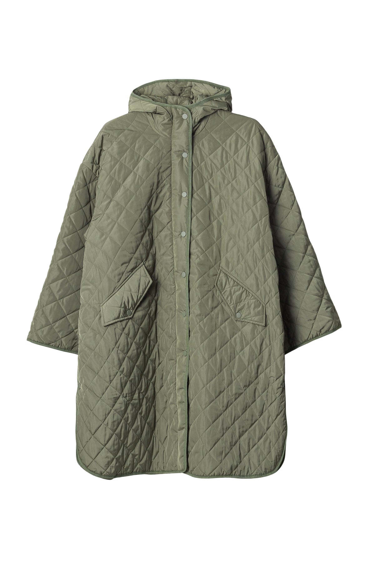 Afterski Poncho - Dusty Olive
