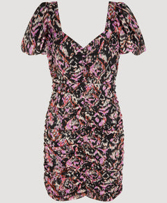 Fabiola Lurex Short Dress - Graphic Art
