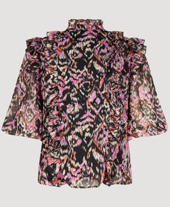 Fabiola Lurex Top - Graphic Art