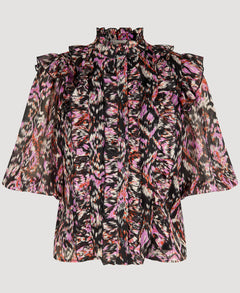 Fabiola Lurex Top - Graphic Art