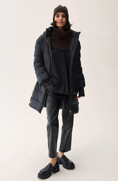 Farida Down Coat - Black