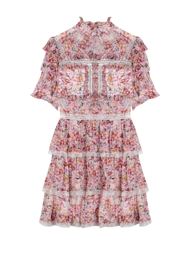 Harlow Dress - Sorbet Floral - By Malina - Kjoler - VILLOID.no