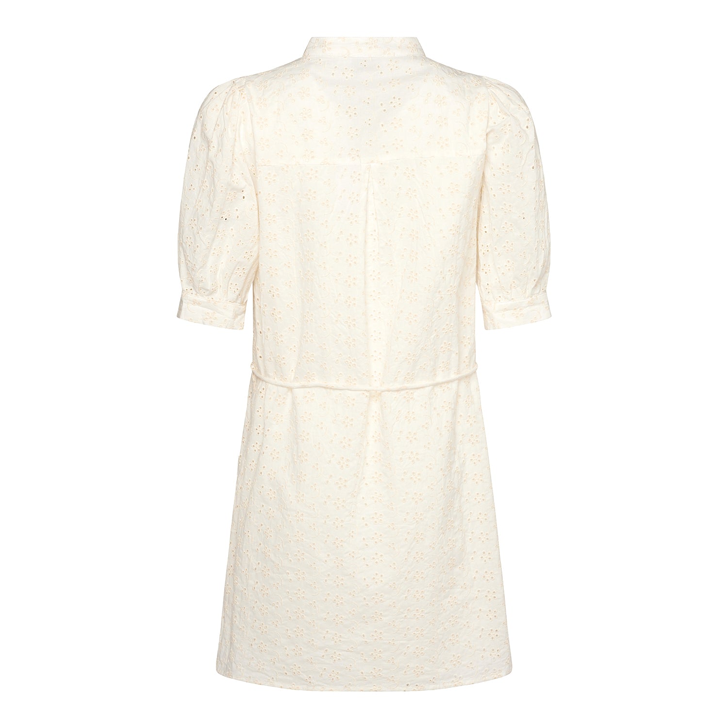 Flavia Dress Broderie - White