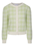 Florie Jacquard Cardigan - Lime Cream