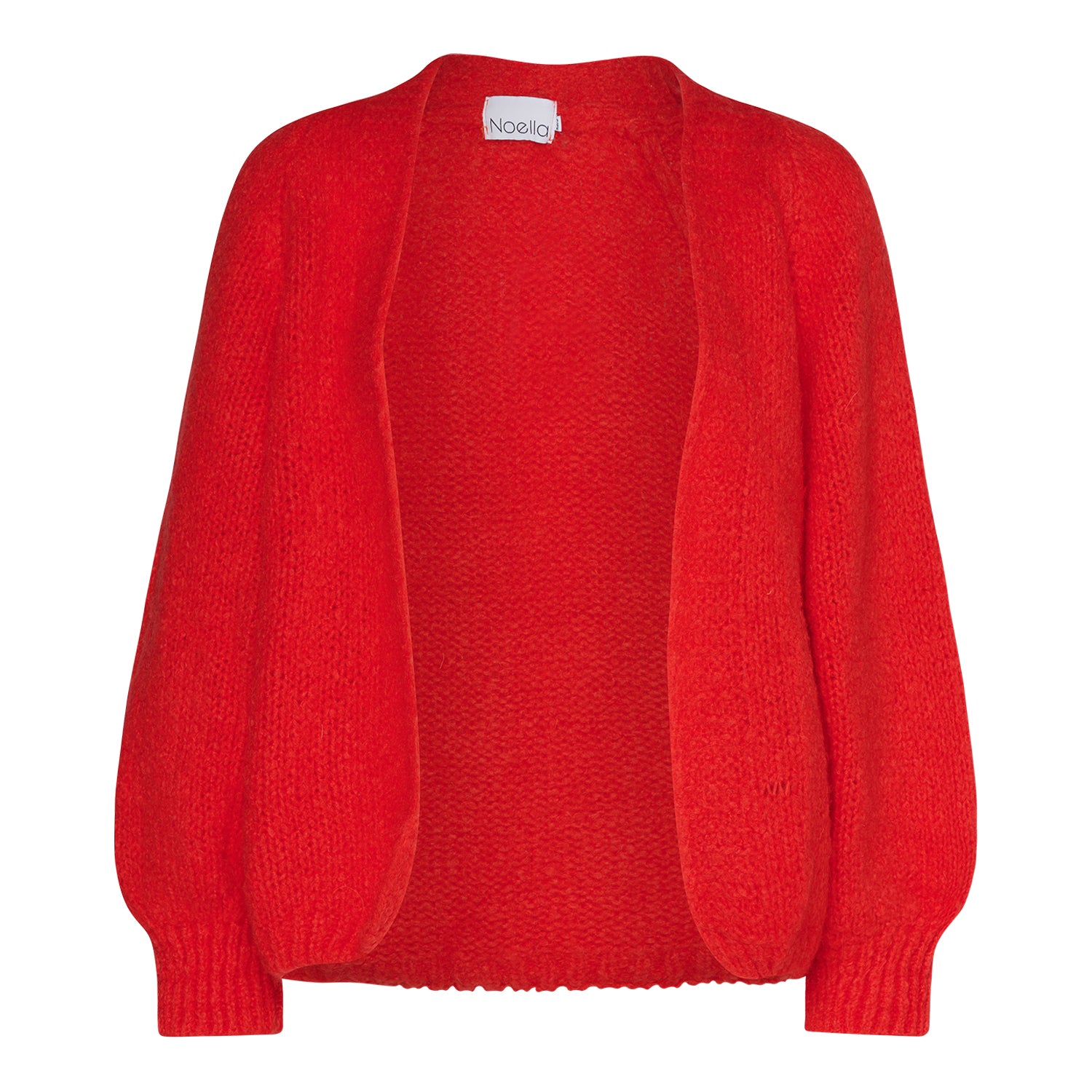 Fora Knit Cardigan - Red