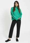Fuscia Knit Top - Green
