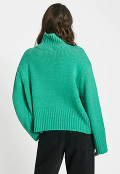 Fuscia Knit Top - Green