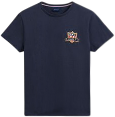 Banner Shield SS T-shirt - Evening Blue