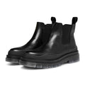 Lucido Transparent Chelsea - Black Leather