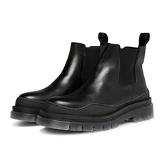 Lucido Transparent Chelsea - Black Leather