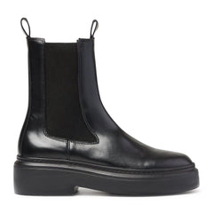 June Chelsea - Black Leather / Black Sole