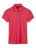Alaya Jacquard Golf Polo - Azalea
