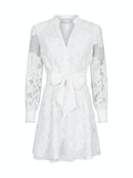 Heidi Lace Dress - White