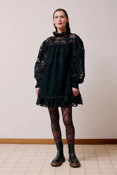 Alva Short Dress - Black