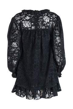 Alva Short Dress - Black