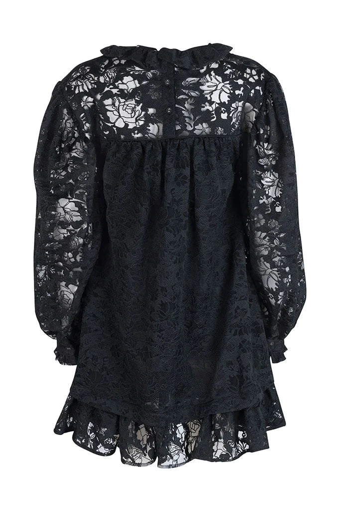 Alva Short Dress - Black