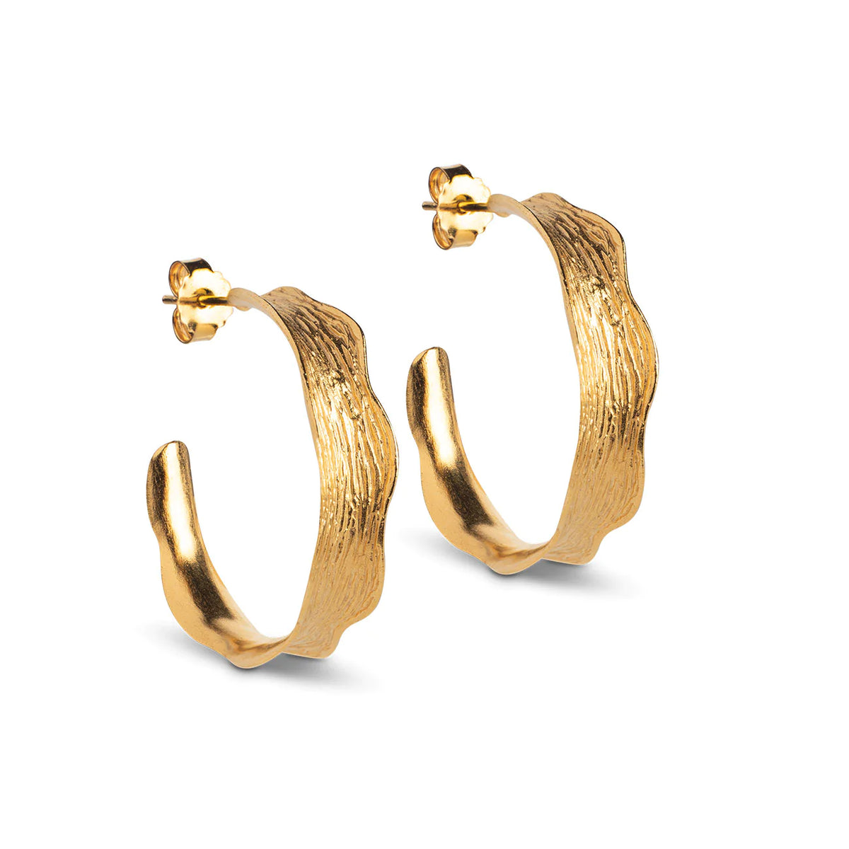 Ane Large Hoops - Gold