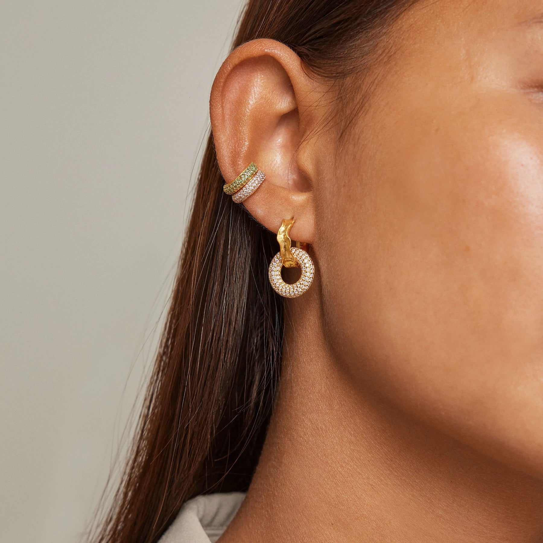 Celin Hoops - Clear