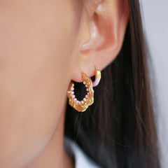 Enora Hoops - Light Pink