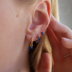 Paula Hoops - Navy Blue