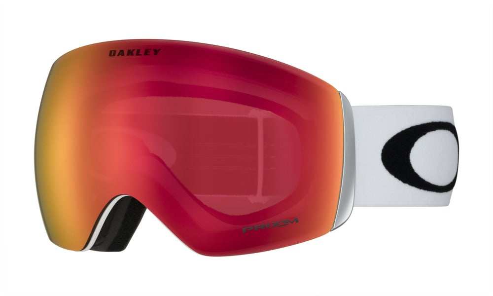 Flight Deck Faded Matte White - Prizm Torch - Goggles - Oakley - Tilbehør - VILLOID.no