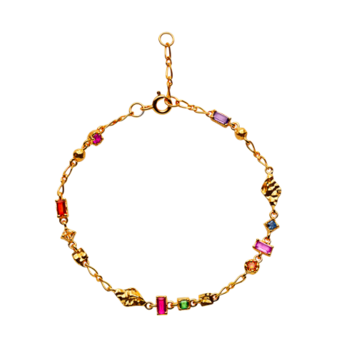 Tenna Bracelet - Gold - Maanesten - Tilbehør - VILLOID.no