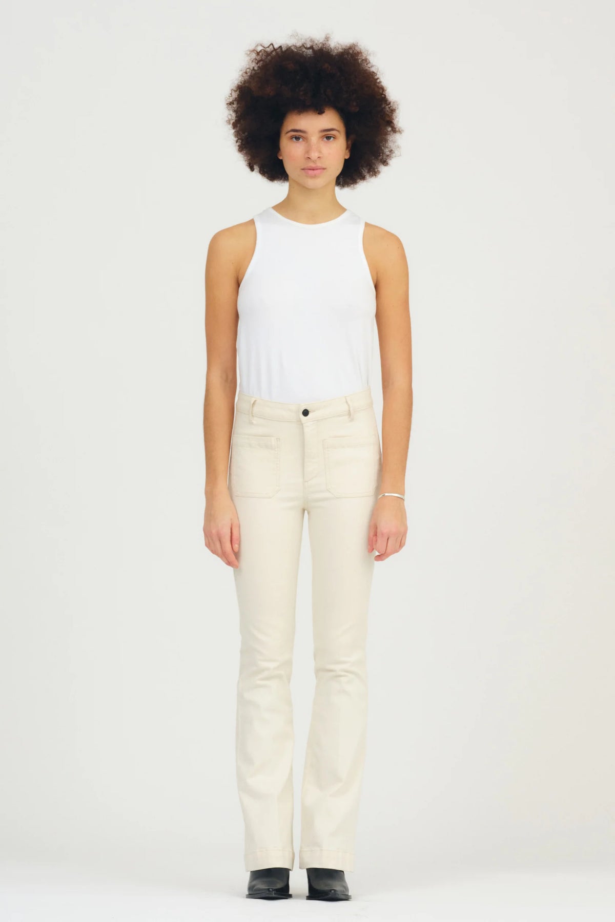 Tara 70's Jeans Wash - Ecru