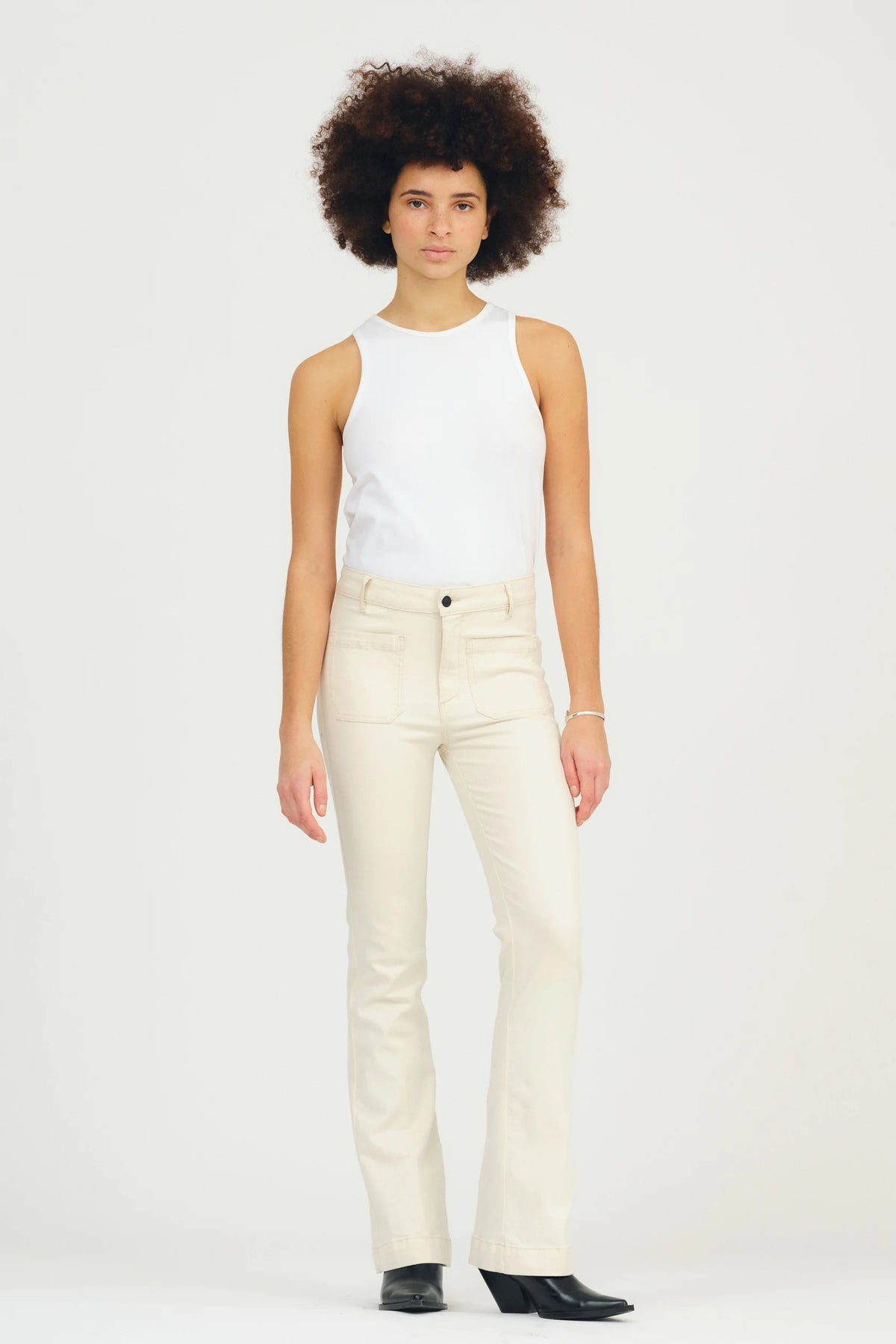 Tara 70's Jeans Wash - Ecru