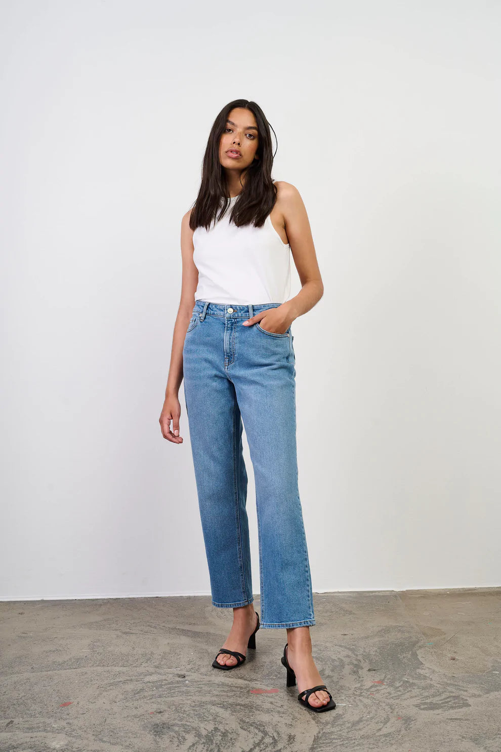Tonya Jeans Wash Columbus - Denim Blue