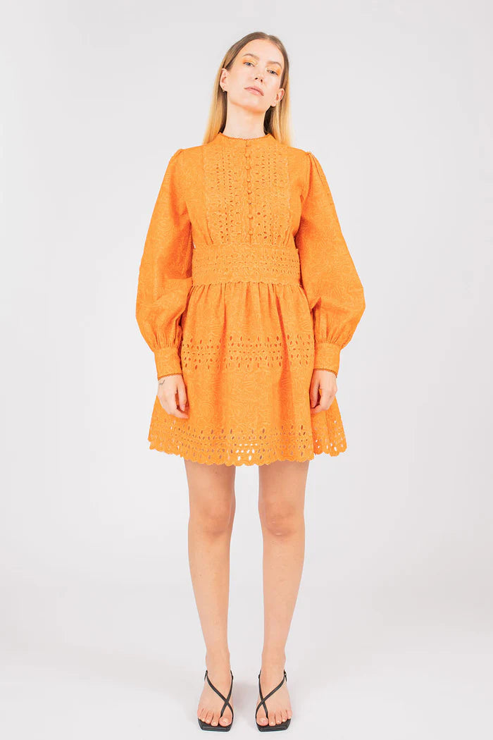 Isabelle Dress - Orange