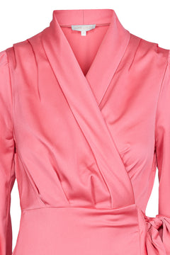 Iza Midi Dress - Coral